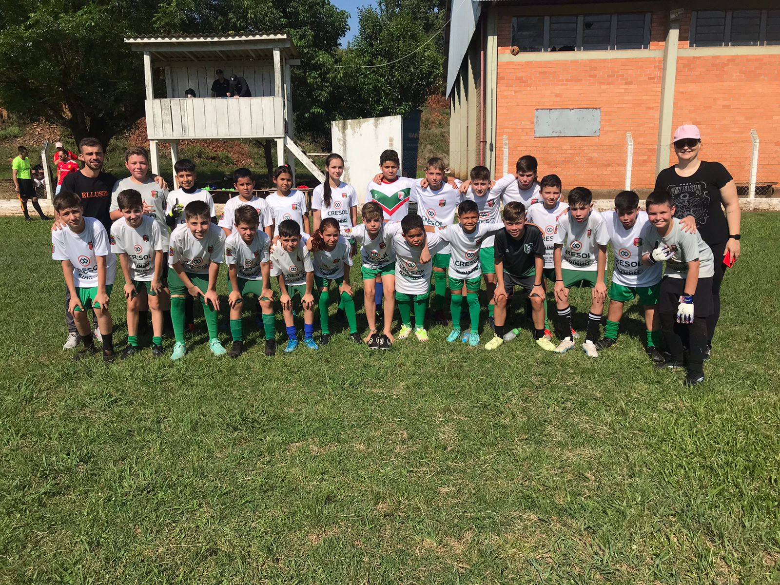 Equipe de Cerro Grande estreia com vitórias no Campeonato Regional de Escolinhas do União Frederiquense